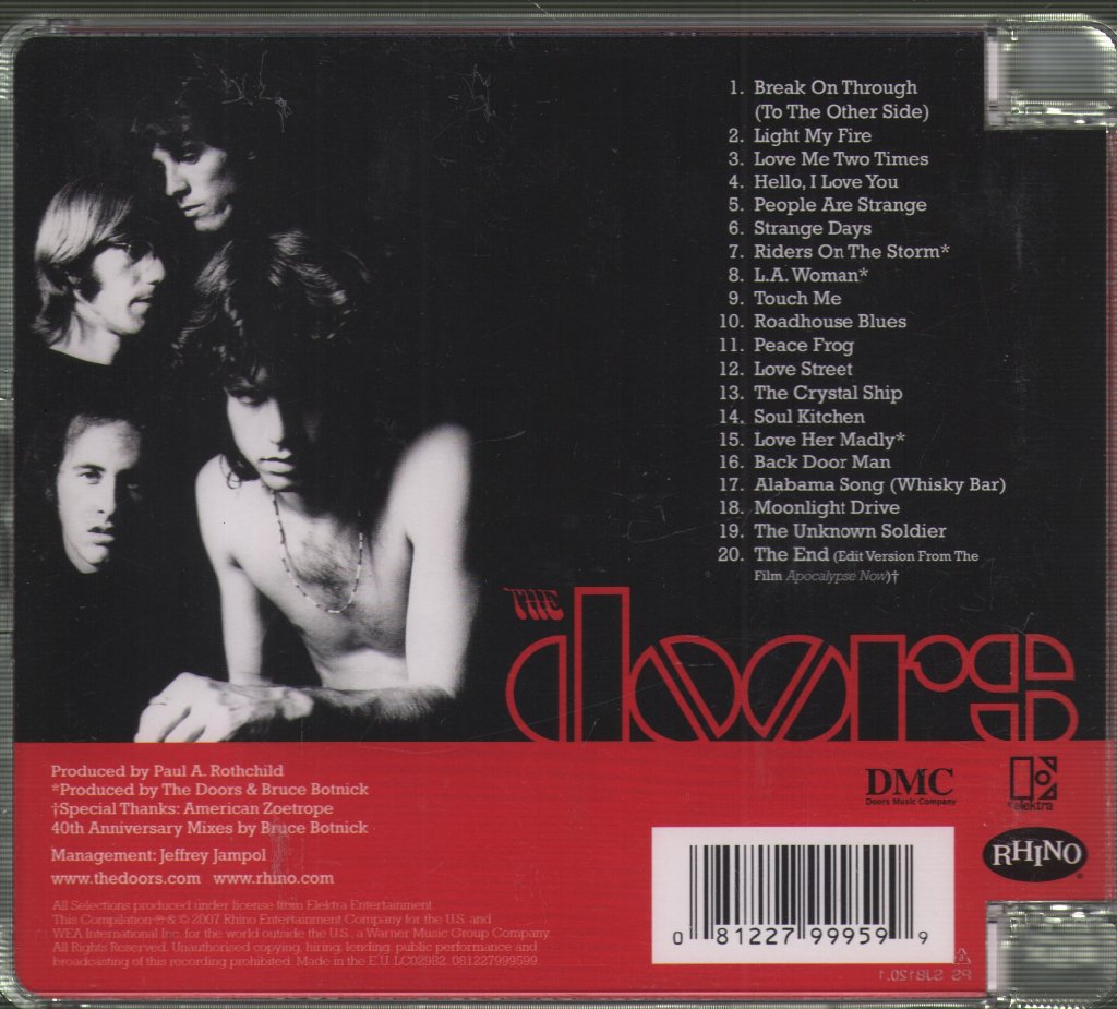 Doors - Very Best Of The Doors - Cd