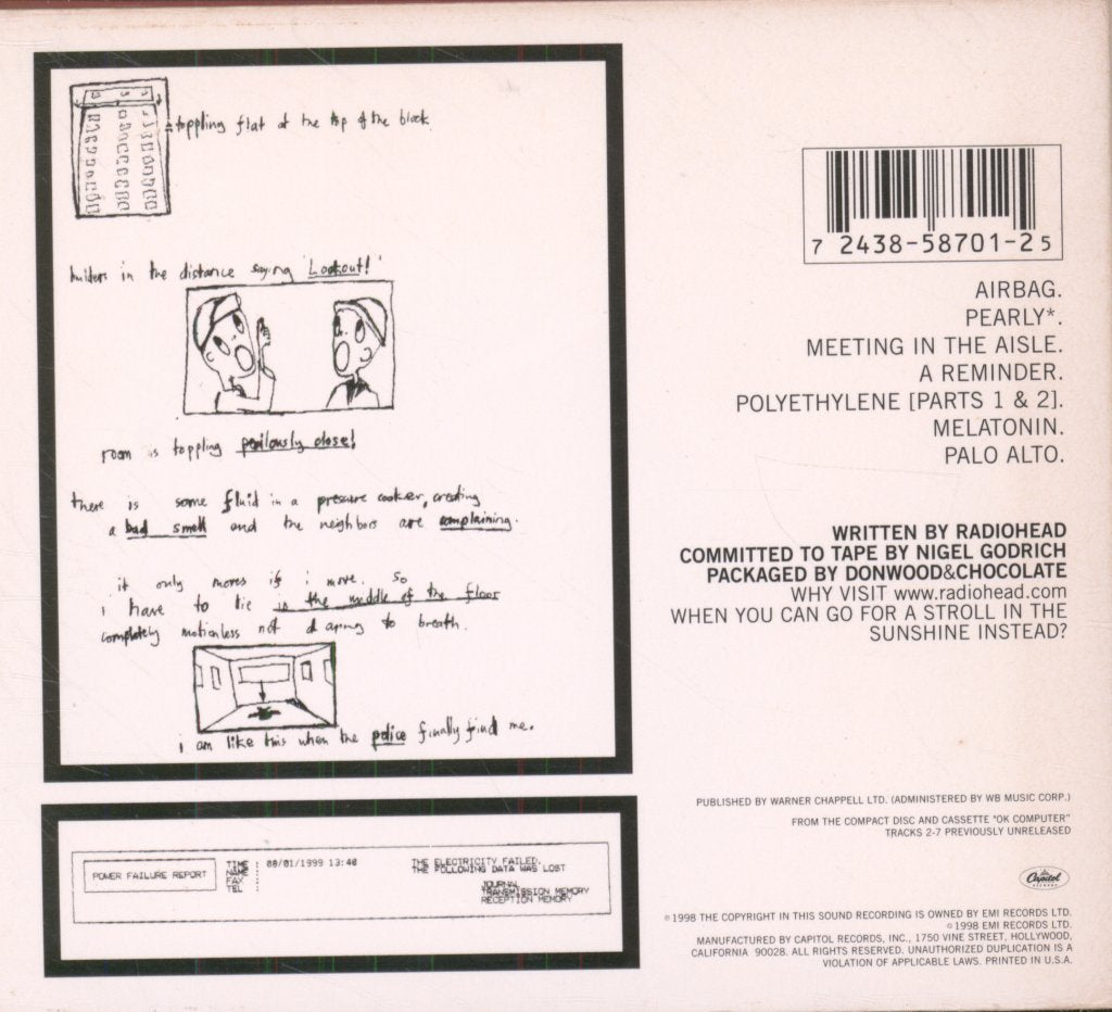 Radiohead - Airbag / How Am I Driving? - Cd