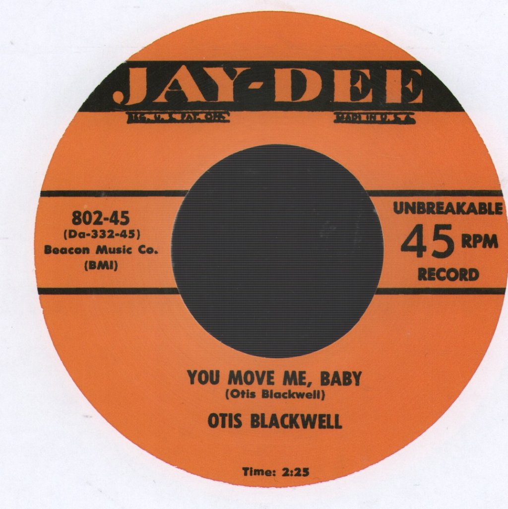 Otis Blackwell - You Move Me, Baby - 7 Inch