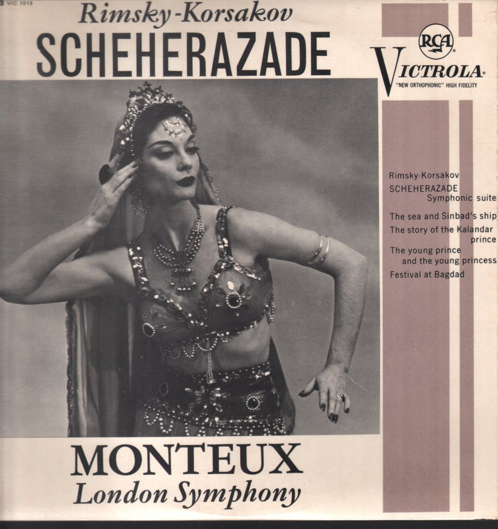 Pierre Monteux / London Symphony Orchestra - Rimsky-Korsakov - Scheherazade - Lp