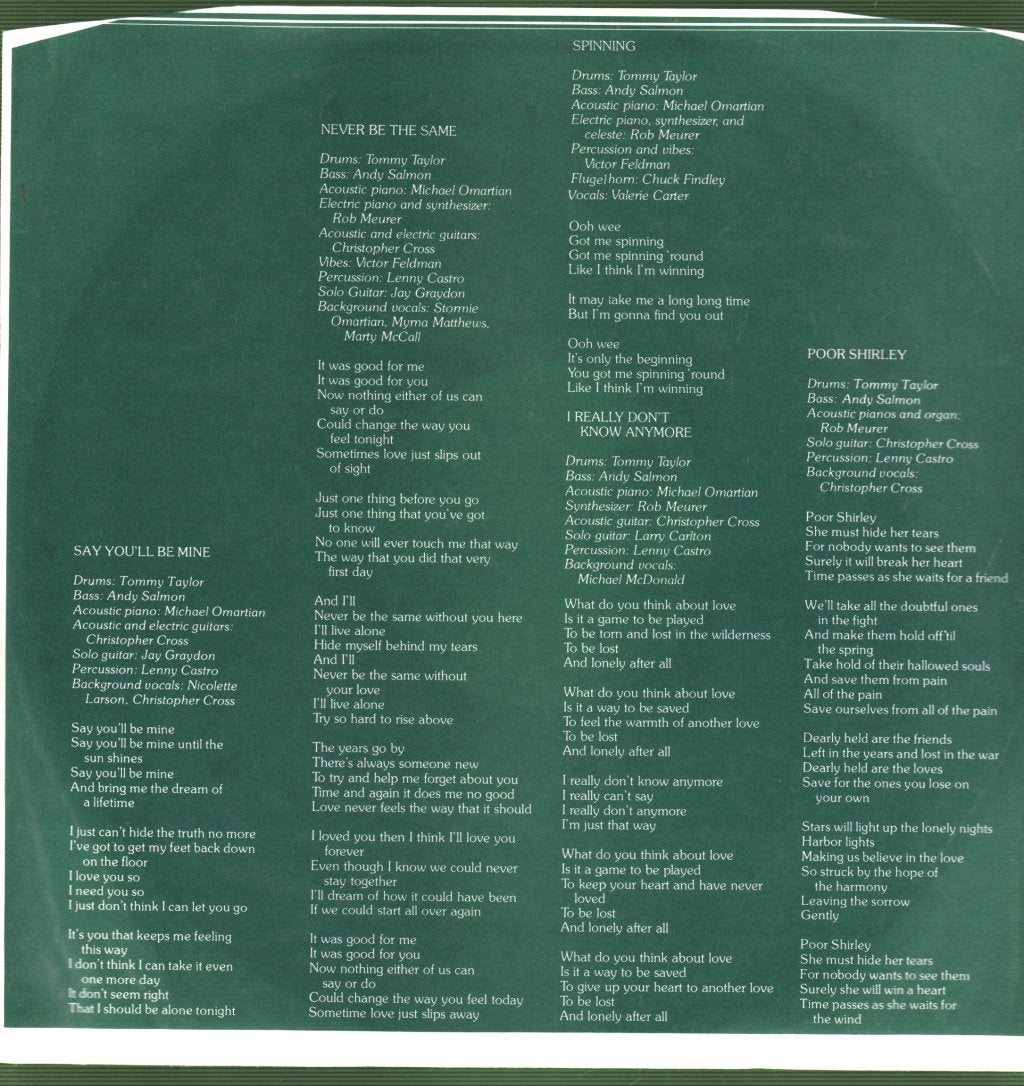 Christopher Cross - Christopher Cross - Lp