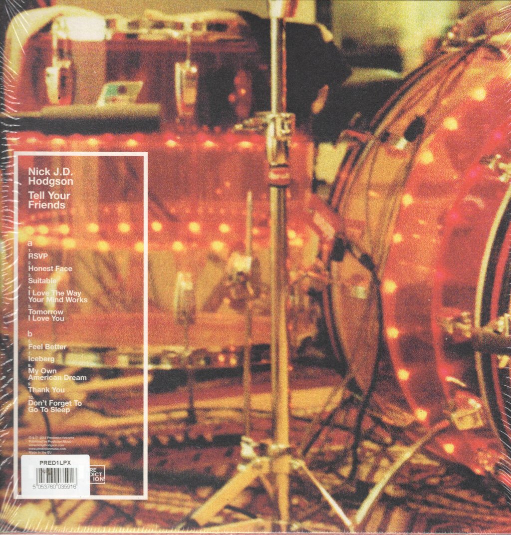 Nick J.d. Hodgson (kaiser chiefs) - Tell Your Friends - Lp