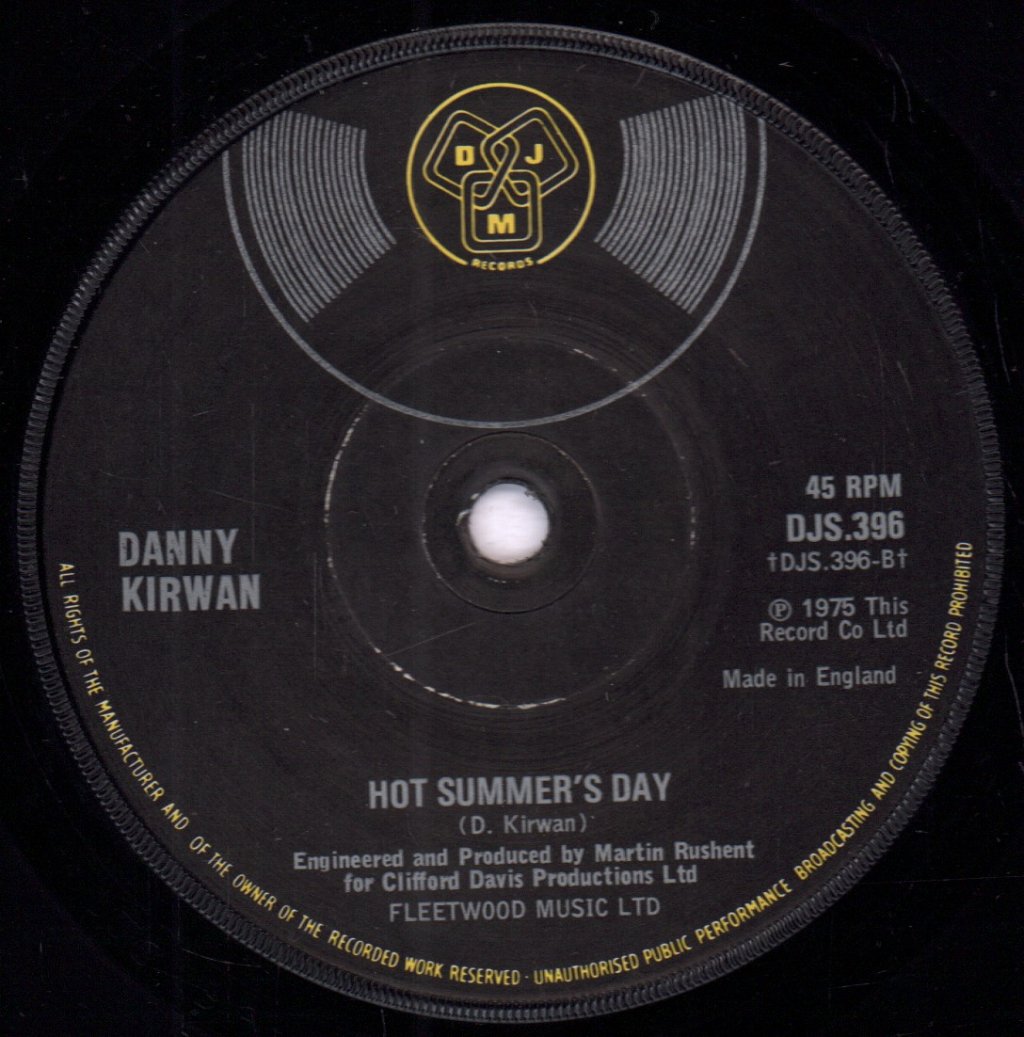 Danny Kirwan - Ram Jam City - 7 Inch