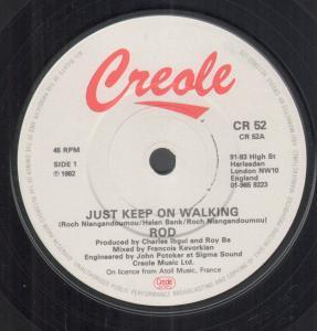 Rod (80'S Disco) - Just Keep On Walking - 7 Inch