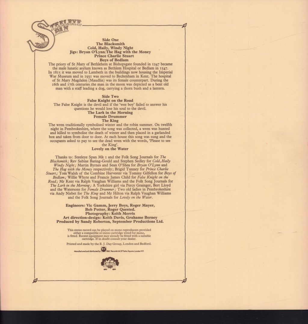 Steeleye Span - Please To See The King - Lp