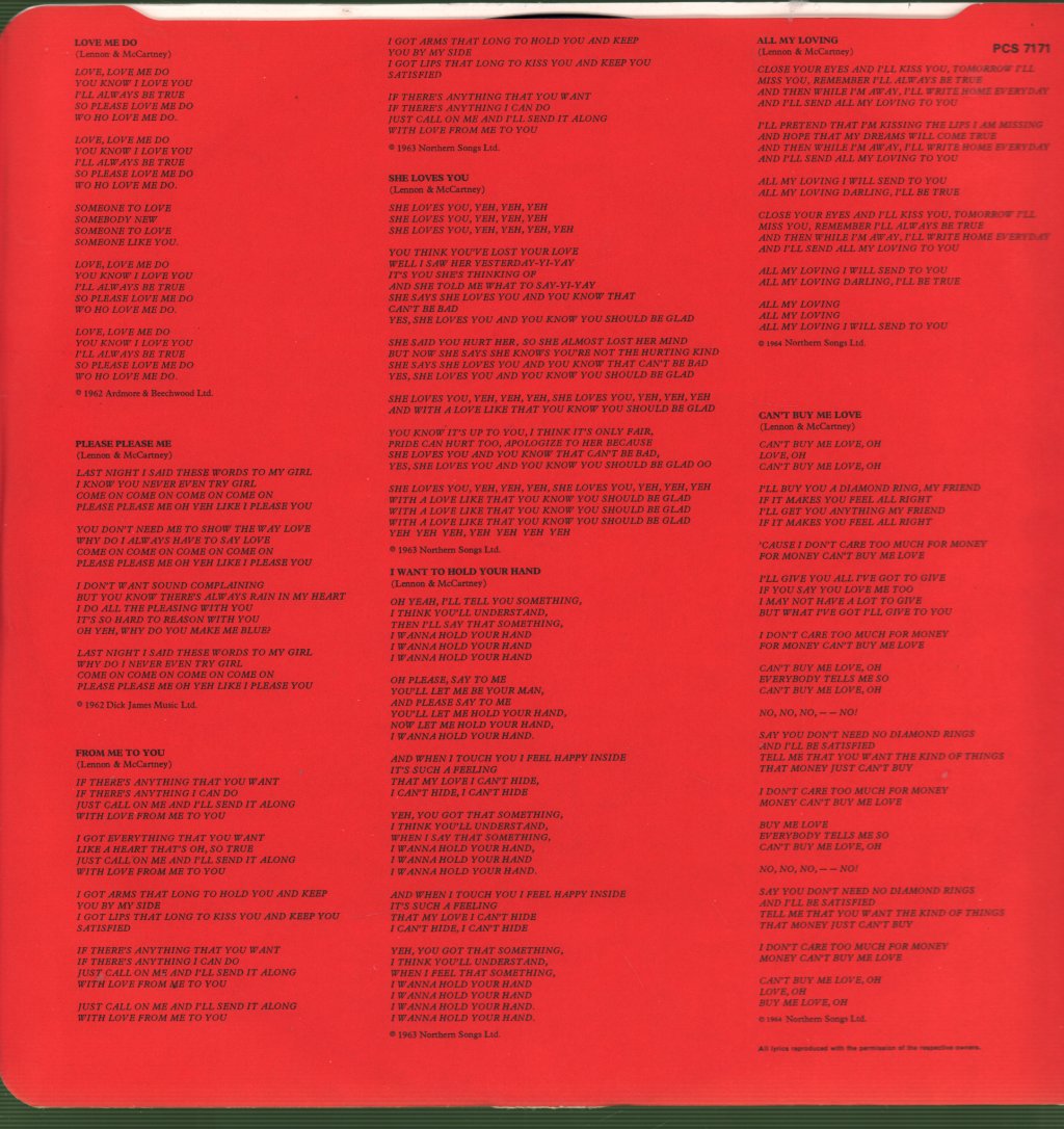 Beatles - 1962-1966 - Double Lp
