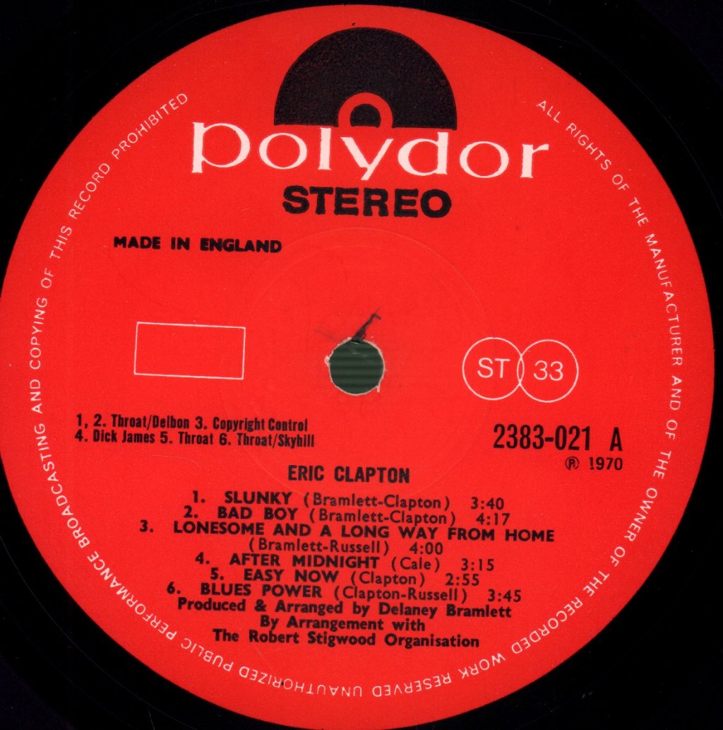 Eric Clapton - Eric Clapton - Lp