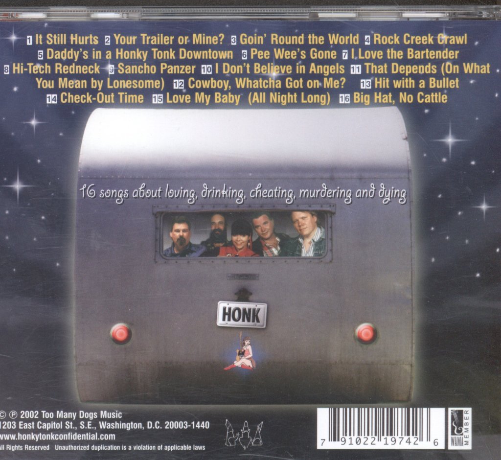 Honky Tonk Confidential - Your Trailer Or Mine - Cd