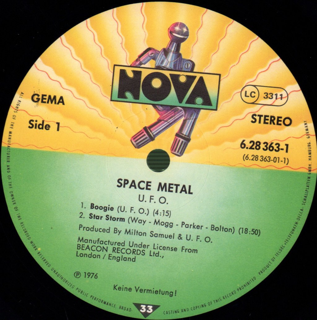 UFO - Space Metal - Double Lp