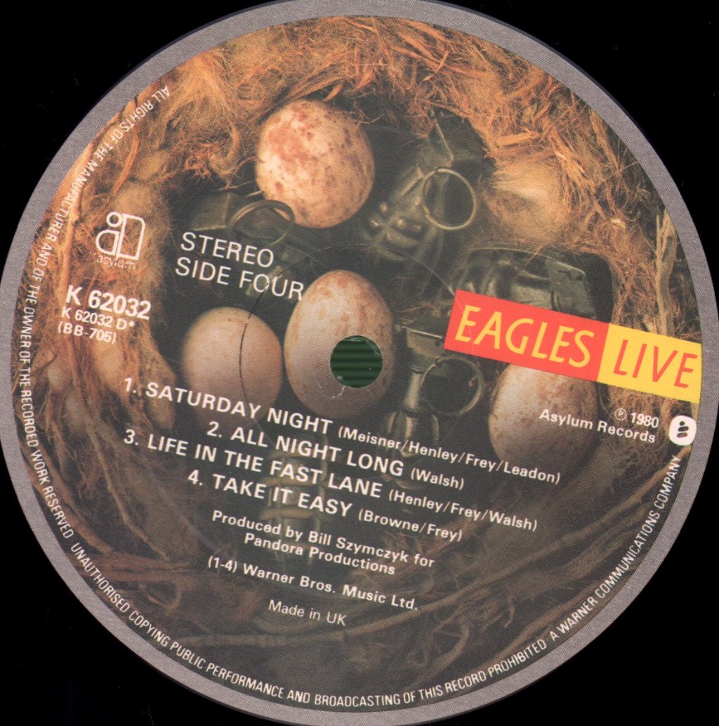 Eagles - Live - Double Lp