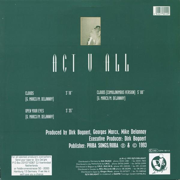 Act U All - Clouds - 12 Inch