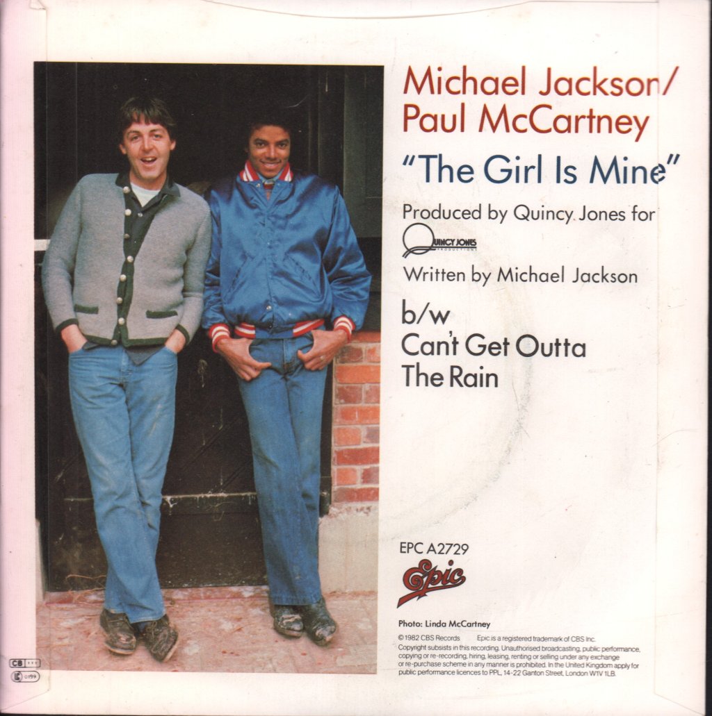 Michael Jackson / Paul McCartney - Girl Is Mine - 7 Inch
