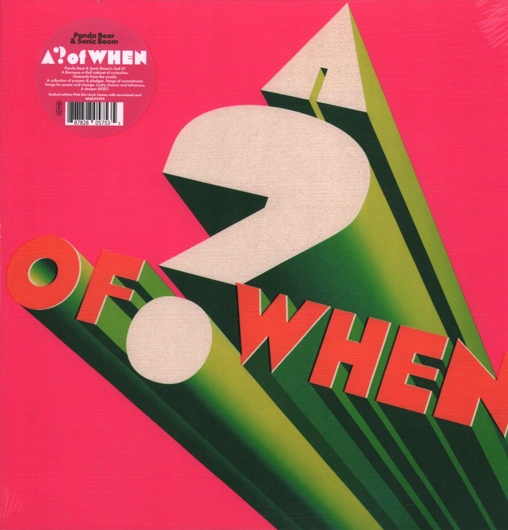 Panda Bear and Sonic Boom - A ? OF WHEN - Lp