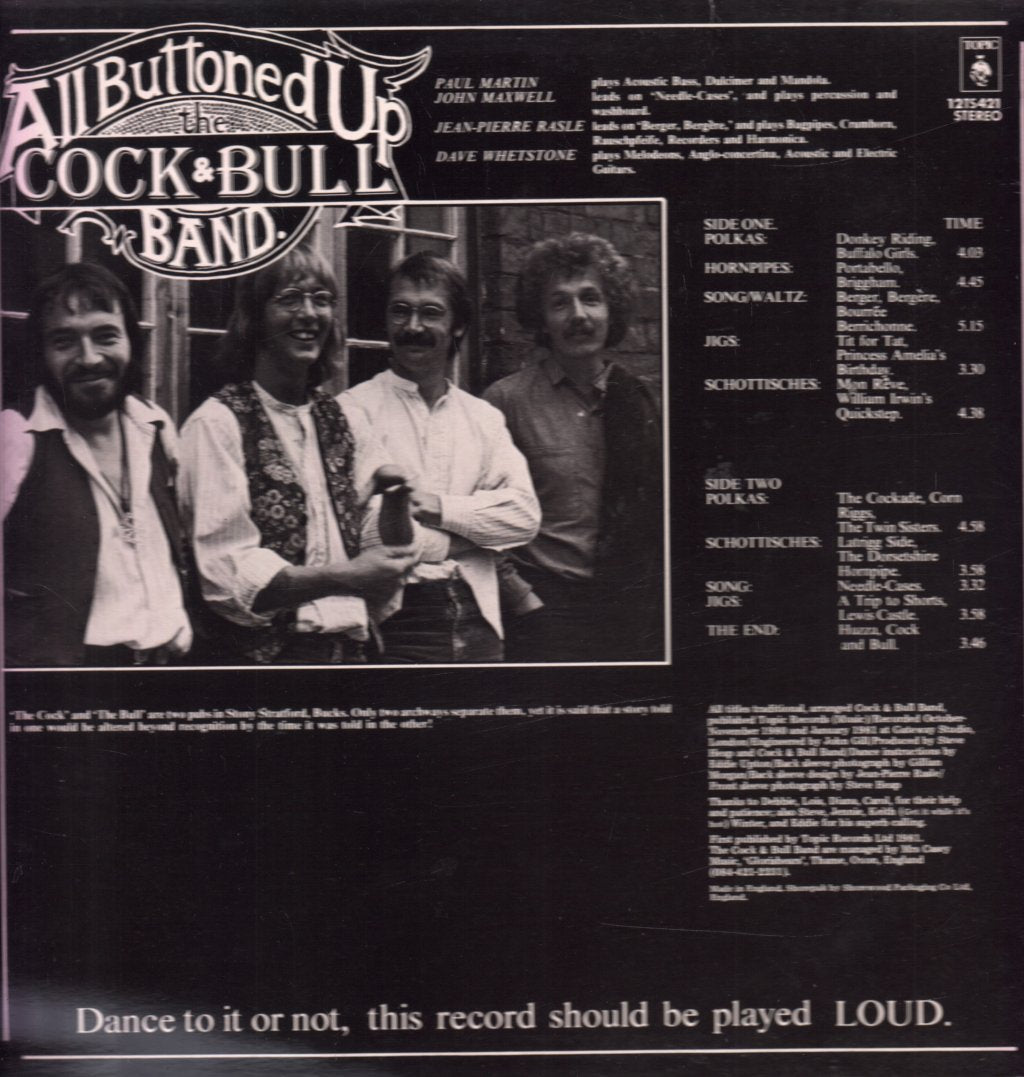Hemlock Cock And Bull Band - All Buttoned Up - Lp