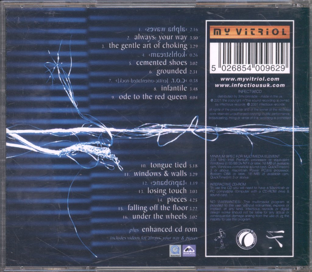 My Vitriol - Finelines - Cd