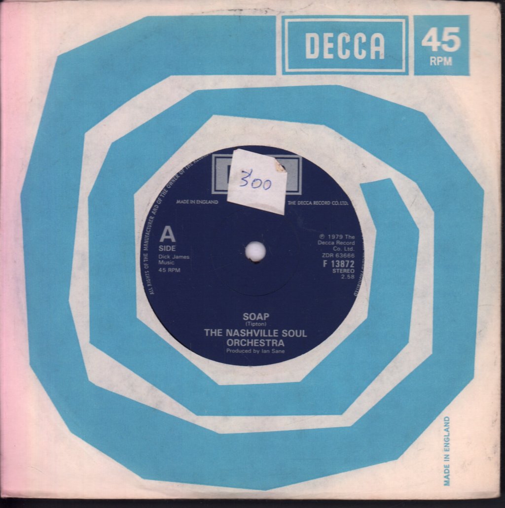 Nashville Soul Orchestra - Soap - 7 Inch