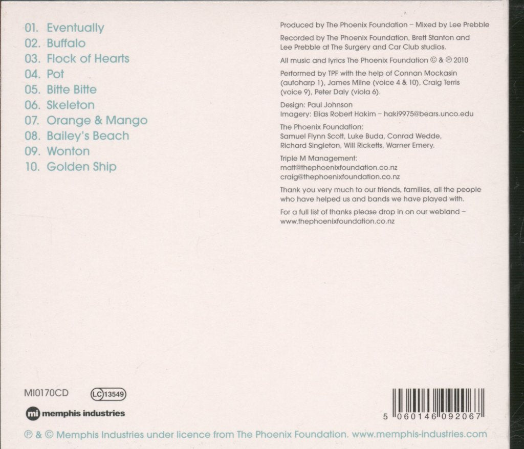 Phoenix Foundation - Buffalo - Cd