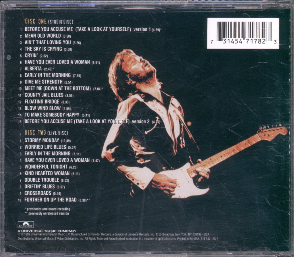 Eric Clapton - Blues - Double Cd