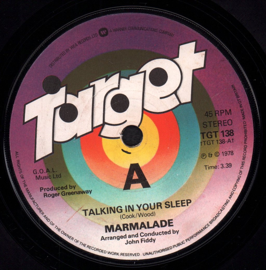 Marmalade - Talking In Your Sleep - 7 Inch