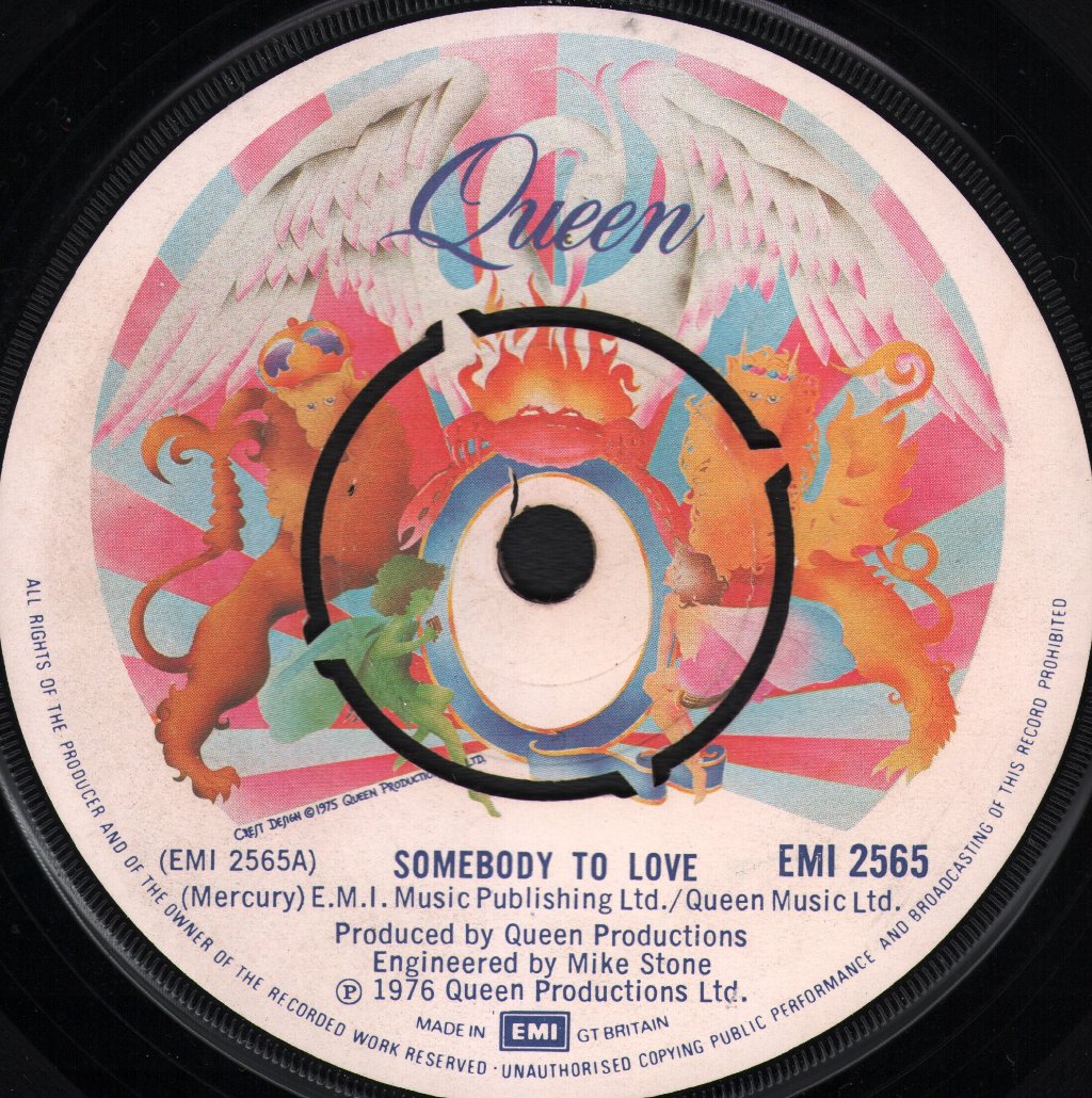 Queen - Somebody To Love - 7 Inch