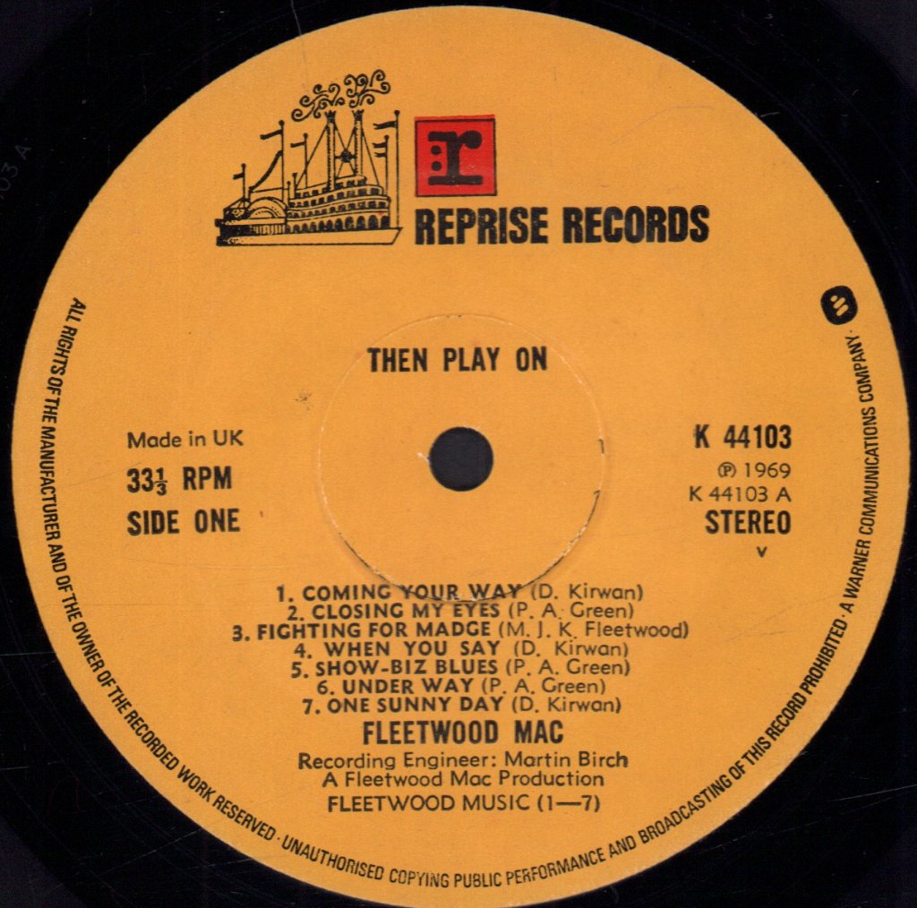 Fleetwood Mac - Then Play On - Lp
