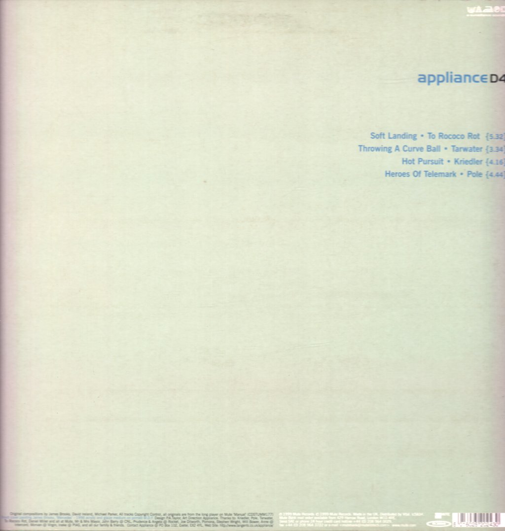 Appliance - D4 - 12 Inch