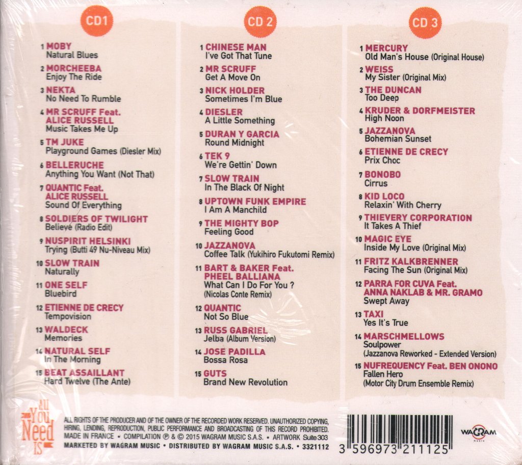 Various Artists - All You Need Is Lounge - Cd Set