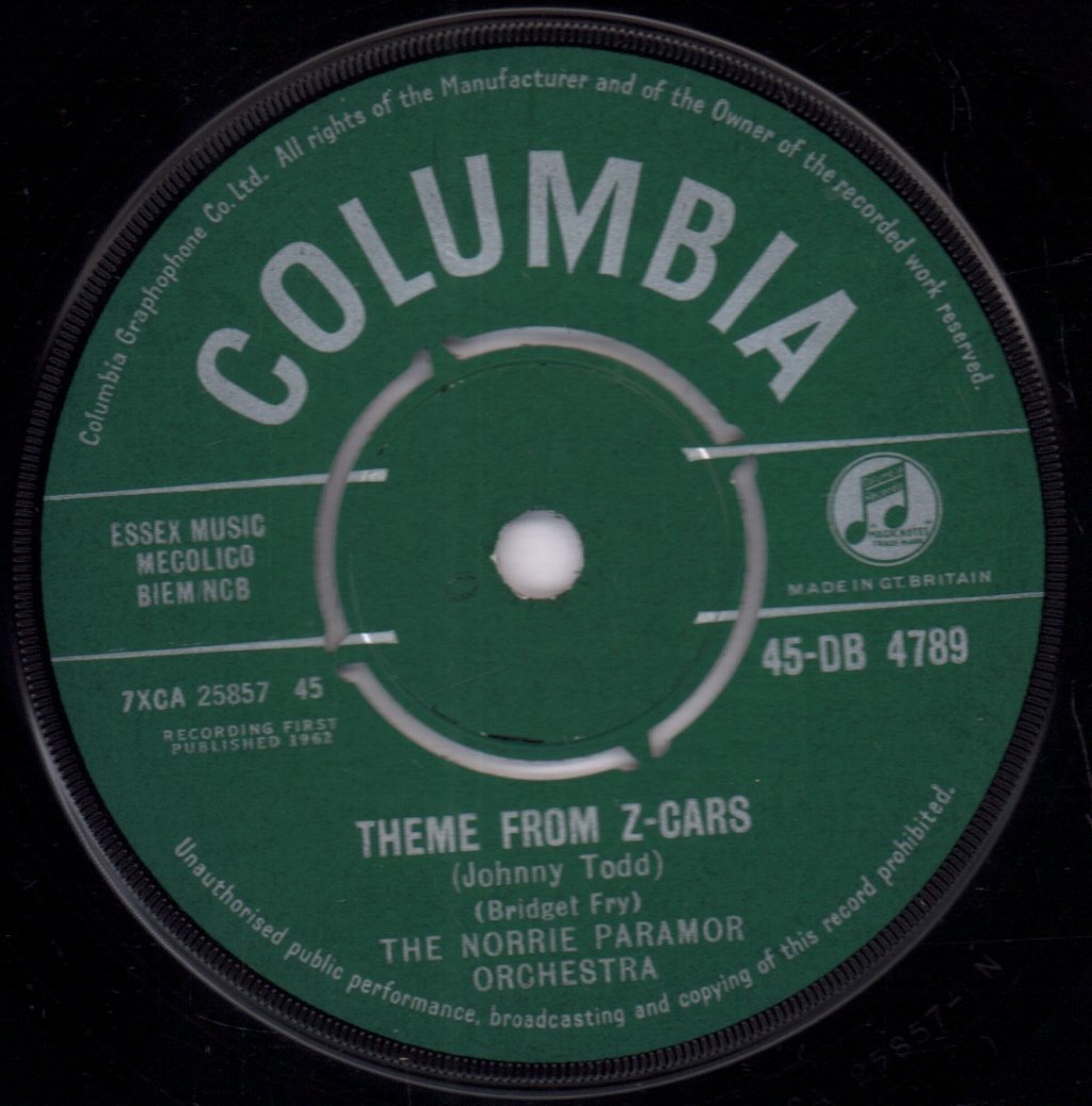 Norrie Paramor And His Orchestra - Theme From Z-Cars - 7 Inch