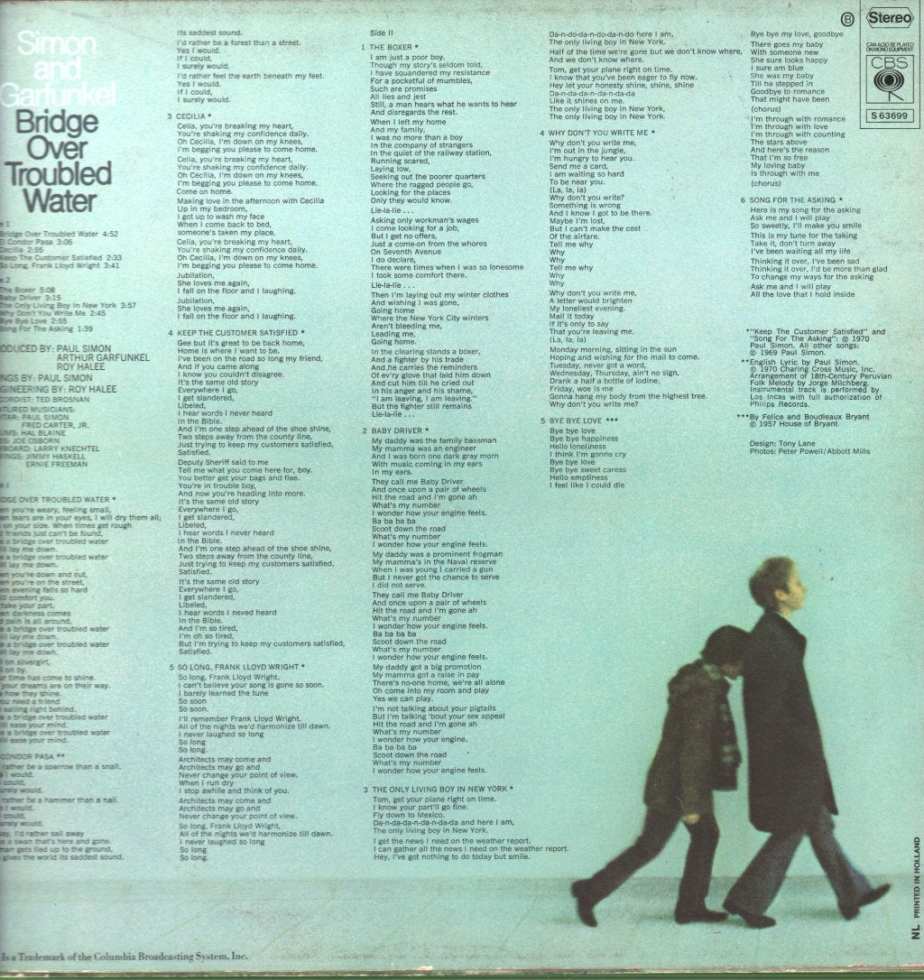 Simon And Garfunkel - Bridge Over Troubled Water - Lp