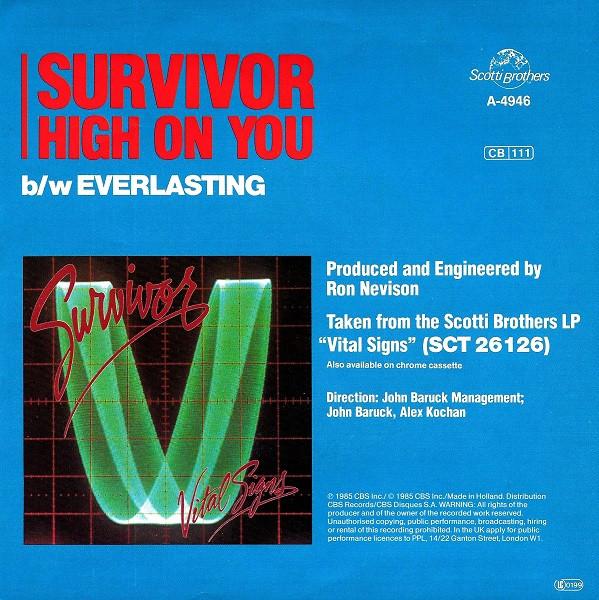 Survivor - High On You - 7 Inch