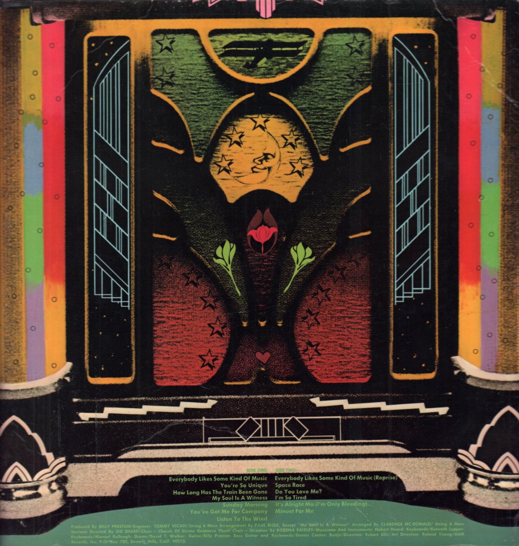 Billy Preston - Everybody Likes Some Kind Of Music - Lp