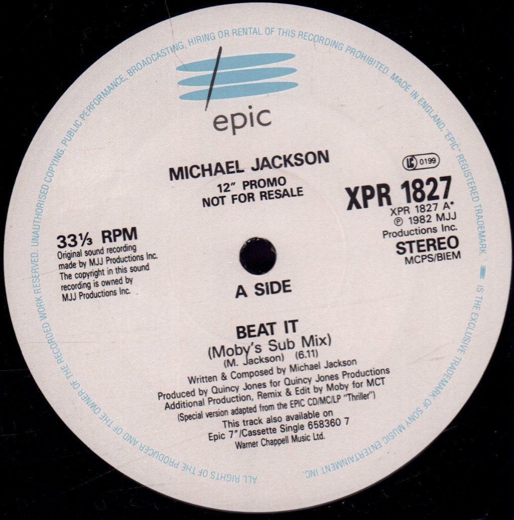 Michael Jackson - Beat It - 12 Inch