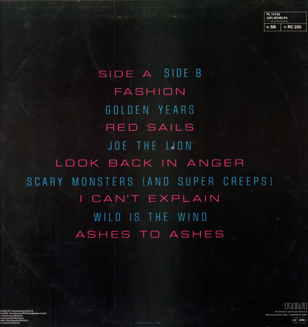 David Bowie - Golden Years - Lp