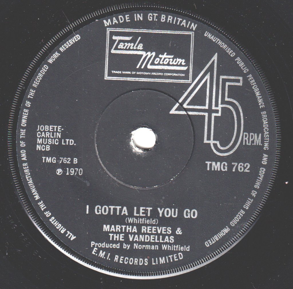 Martha And The Vandellas - Forget Me Not - 7 Inch