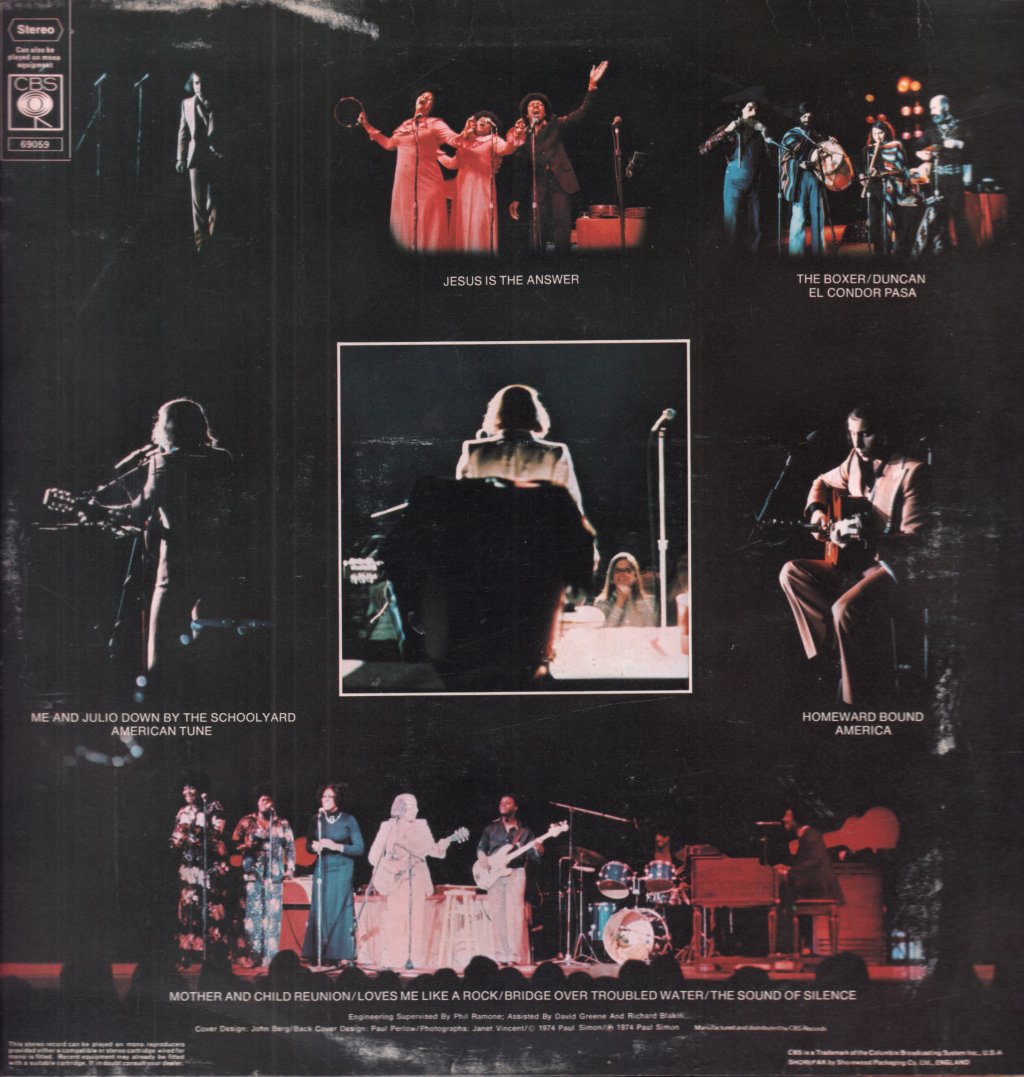 Paul Simon - Live Rhymin' - Lp