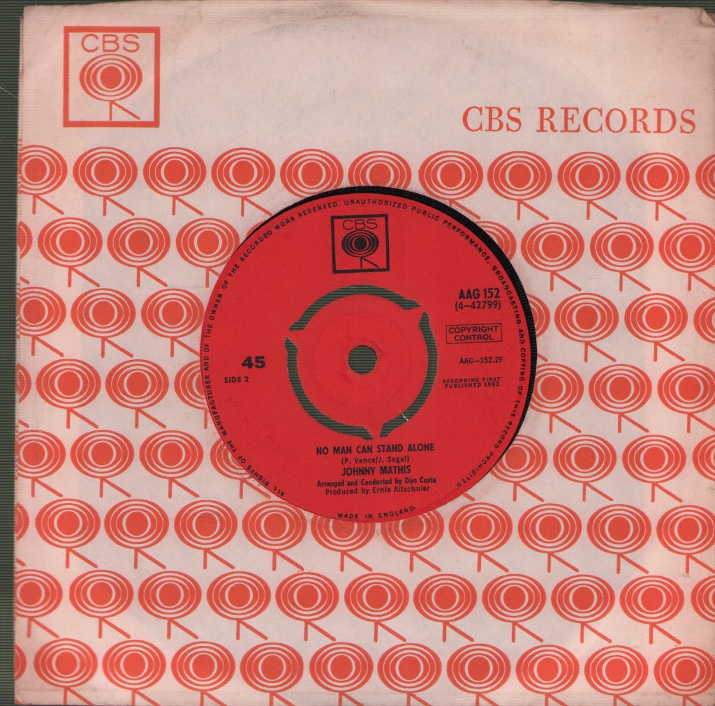 Johnny Mathis - Every Step Of The Way - 7 Inch