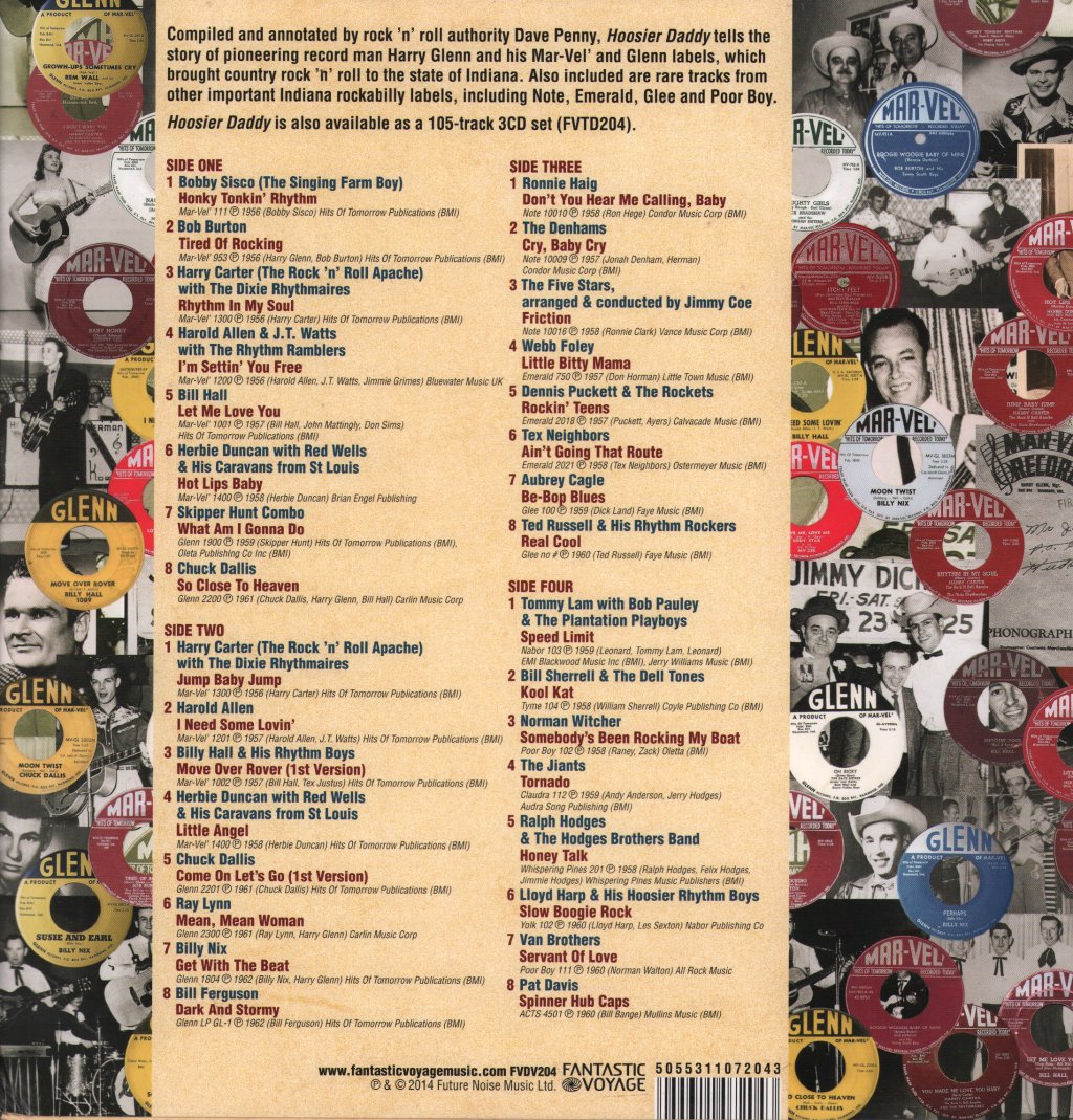 Various Artists - Hoosier Daddy: Mar-Vel' And The Birth Of Indiana Rockabilly - Double Lp