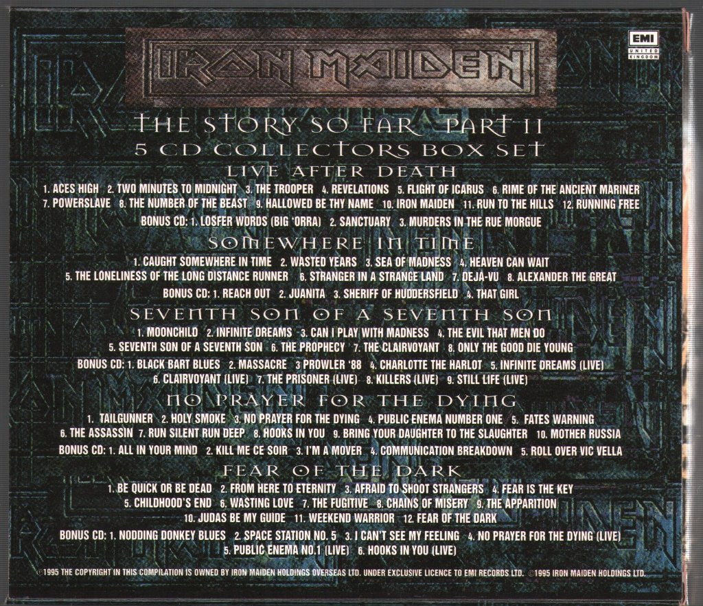 Iron Maiden - Story So Far Part II - Cd Set