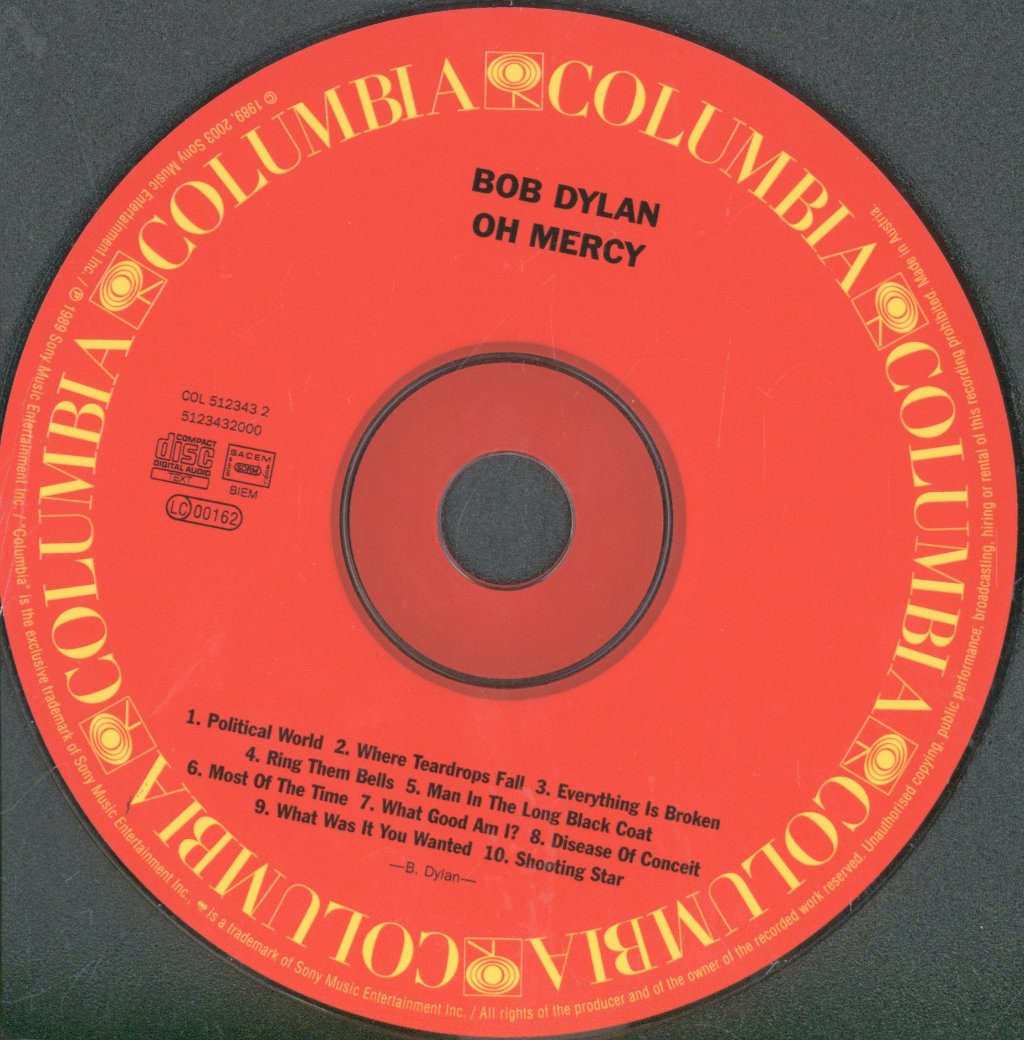 Bob Dylan - Oh Mercy - Cd