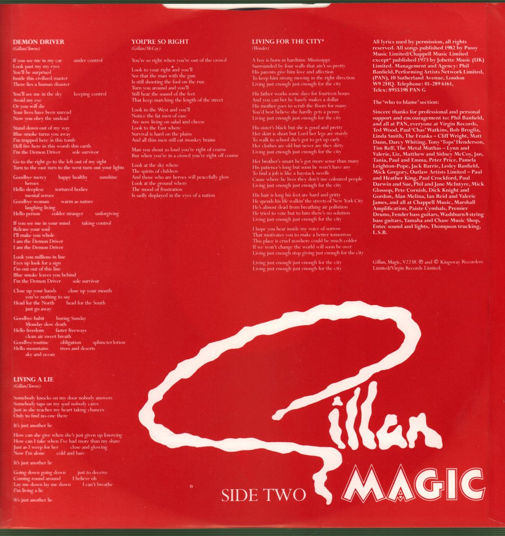 Gillan - Magic - Lp