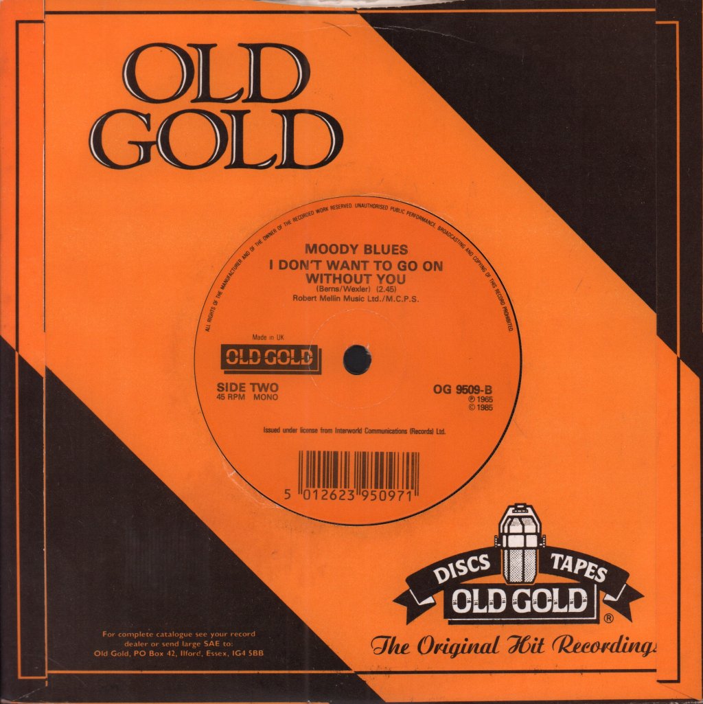Moody Blues - Go Now - 7 Inch