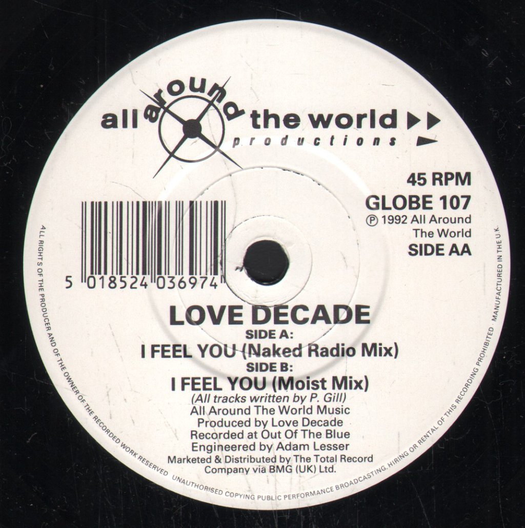 Love Decade - I Feel You - 7 Inch