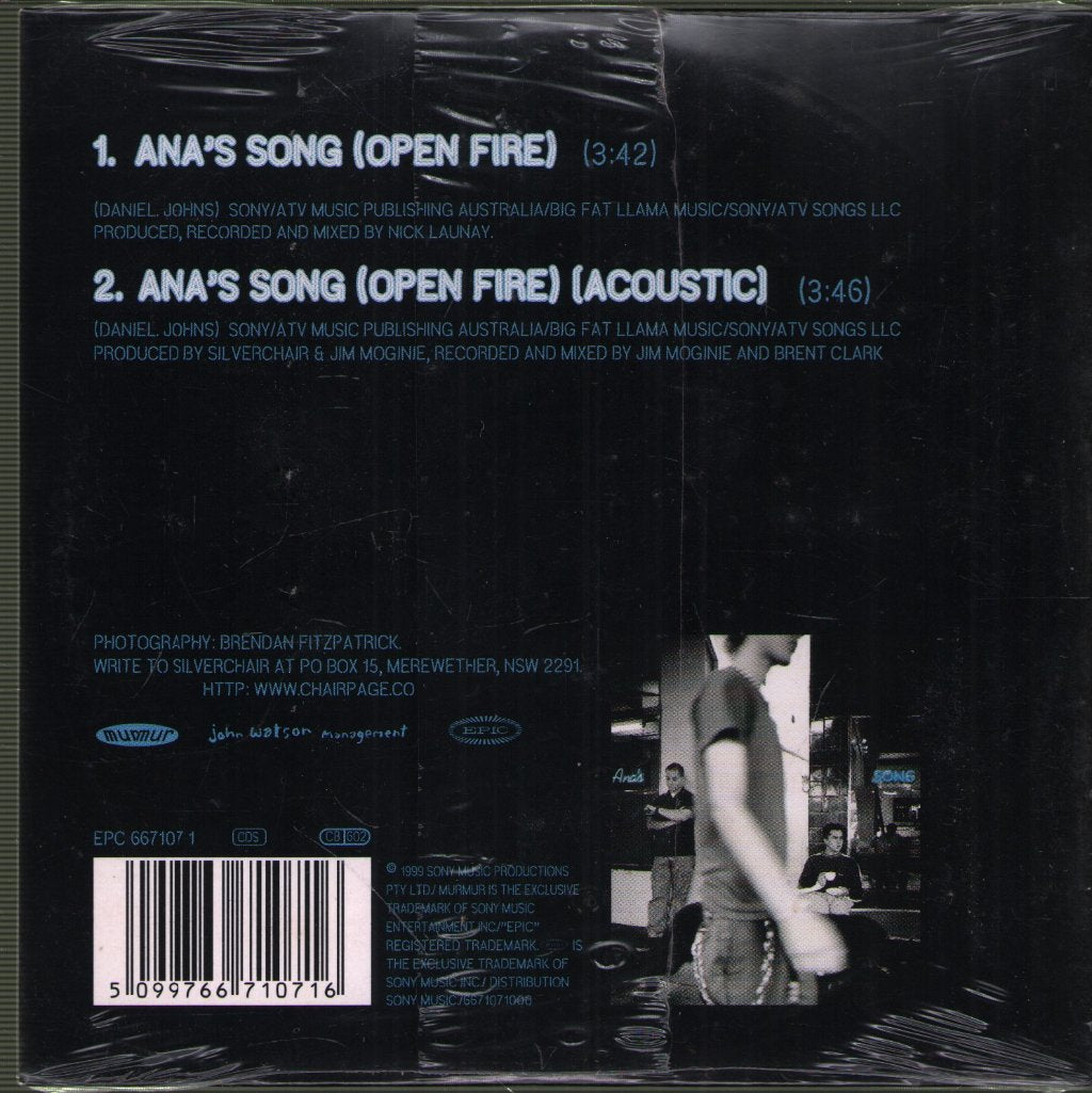 Silverchair - Ana's Song (Open Fire) - Cd
