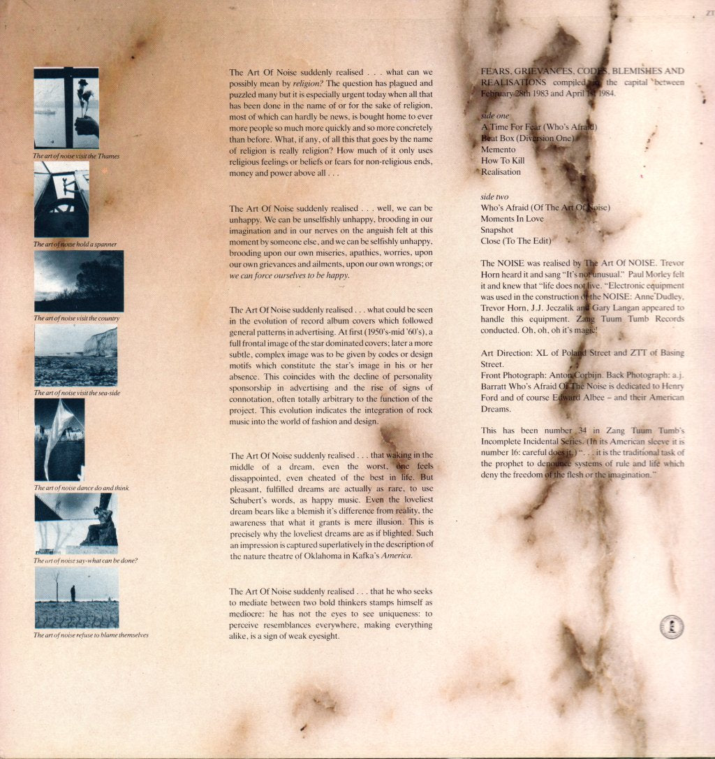 Art Of Noise - Who's Afraid Of - Lp