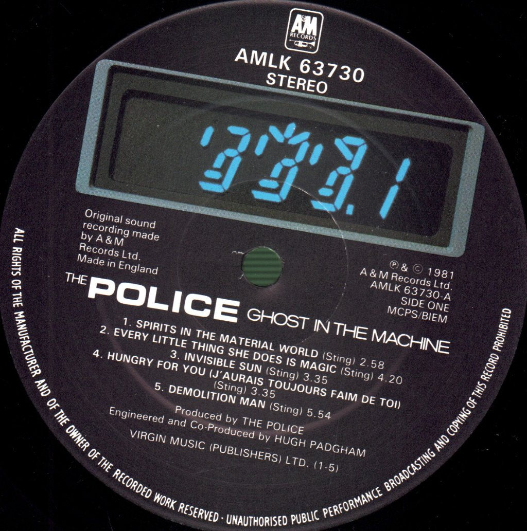 Police - Ghost In The Machine - Lp