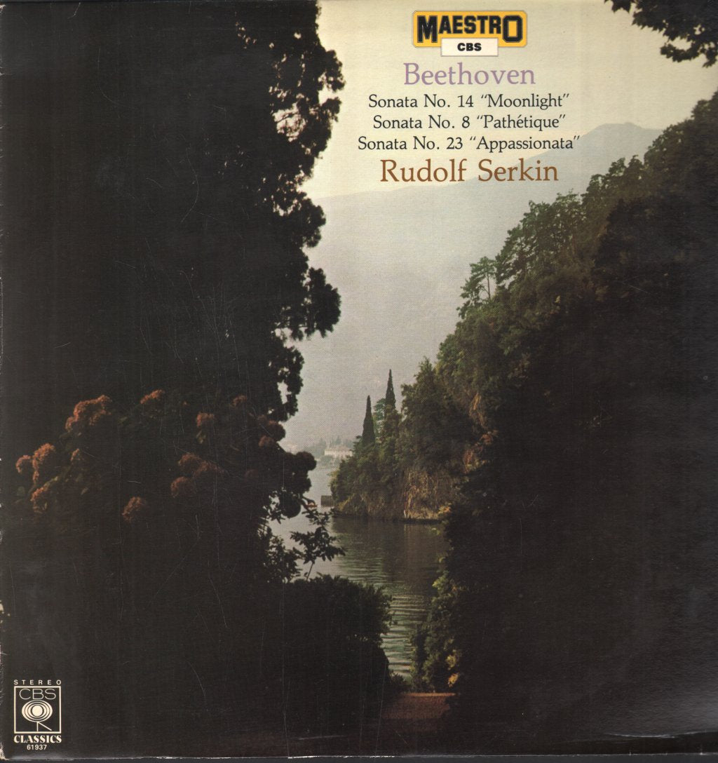 Rudolf Serkin - Beethoven - Sonata No. 14, Sonata No. 8, Sonata No. 23 - Lp