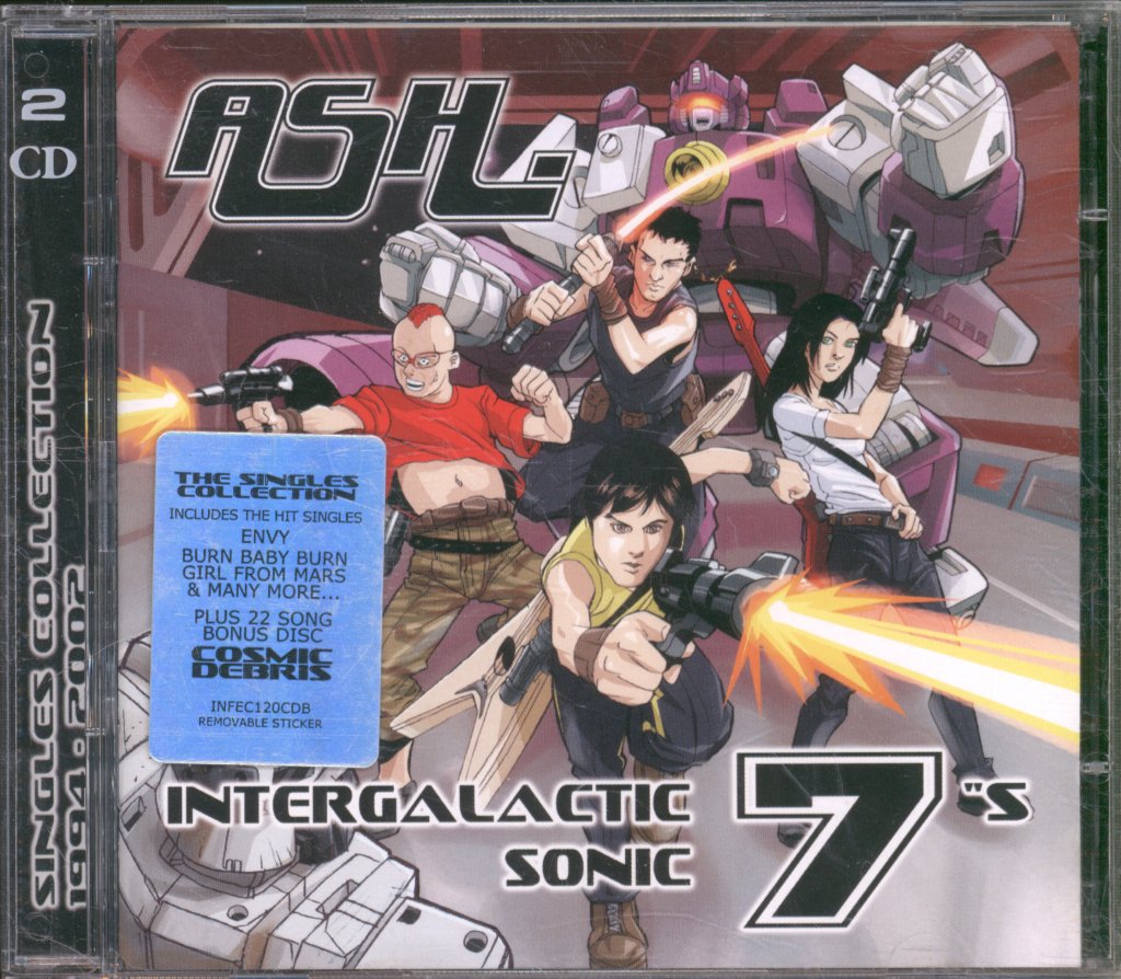 Ash (Irish Group) - Intergalactic Sonic 7"s - Double Cd