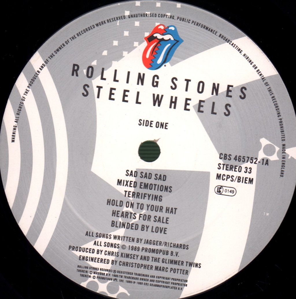 Rolling Stones - Steel Wheels - Lp