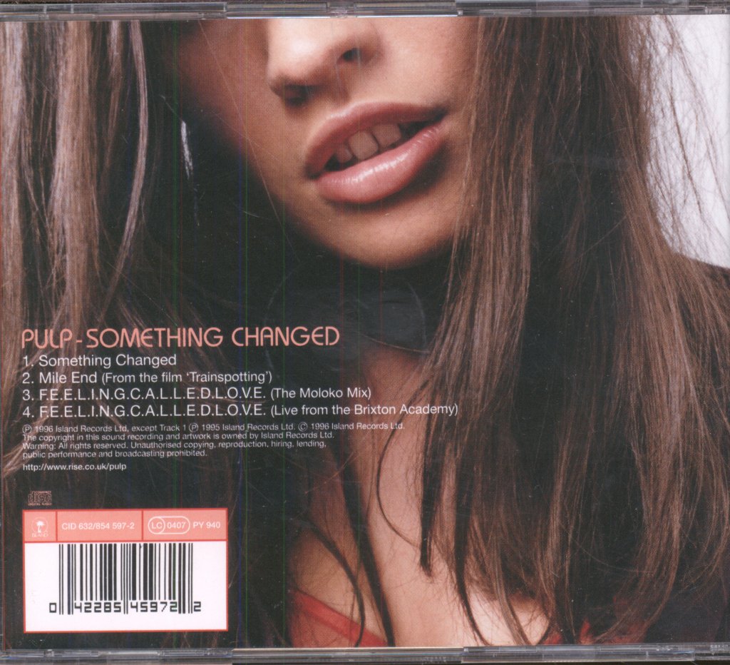 Pulp - Something Changed - Cd
