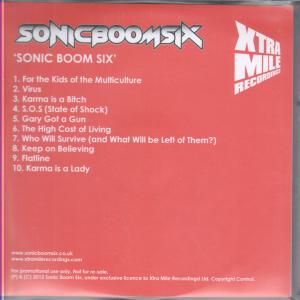 Sonic Boom Six - Sonic Boom Six - Cdr
